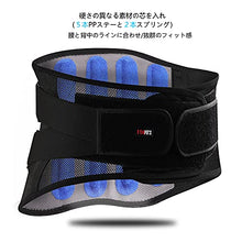 腰サポーター保護ベルト  伸縮性メッシュ　サイズL
