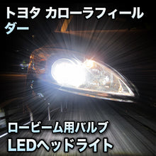 LEDヘッドライト ロービーム トヨタ カローラフィールダー 後期対応セット