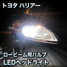 LEDヘッドライト ロービーム トヨタ ハリアー 前期対応セット