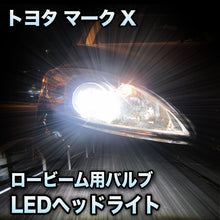 LEDヘッドライト ロービーム トヨタ マークX 前期対応セット