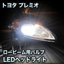 LEDヘッドライト ロービーム トヨタ プレミオ対応セット