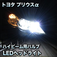 LEDヘッドライト　ハイビーム　プリウスα対応セット